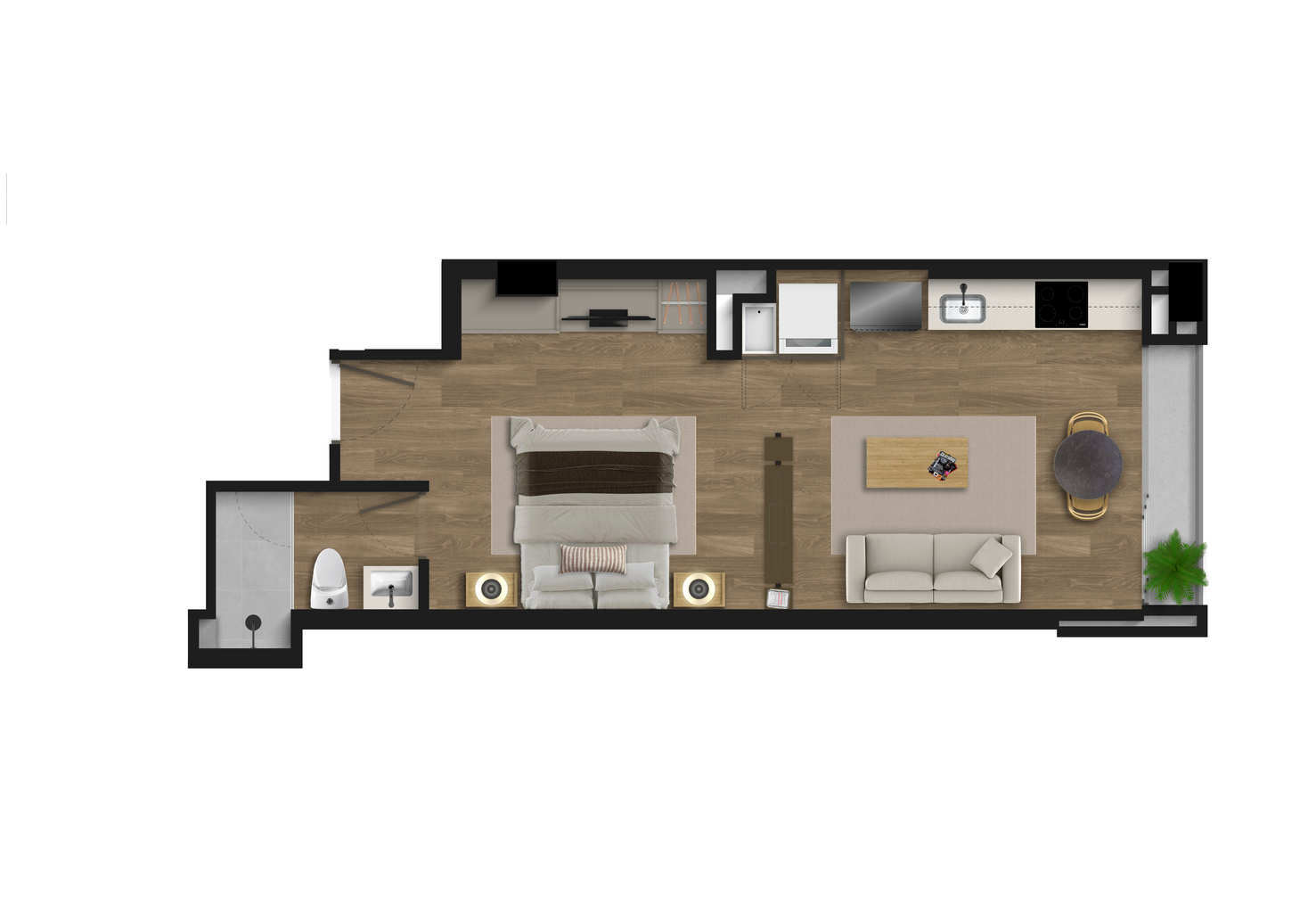 LiveSpace+ Calle 94 - Apartaestudio